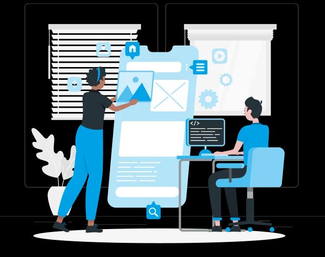Data professional analyzing charts and dashboards